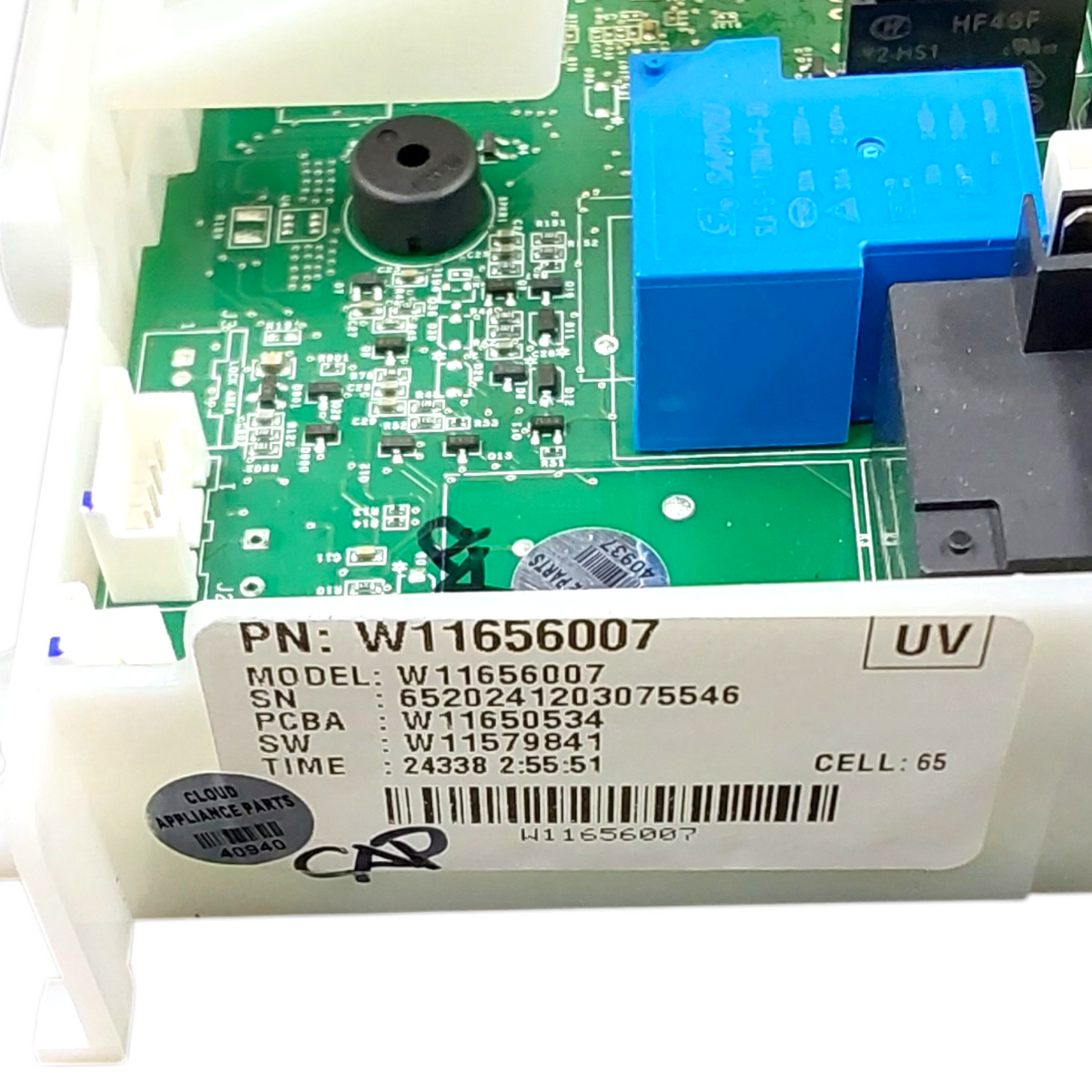 Whirlpool New Dryer Control Board W11656007 Same Day Shipping & 60 Days Warranty
