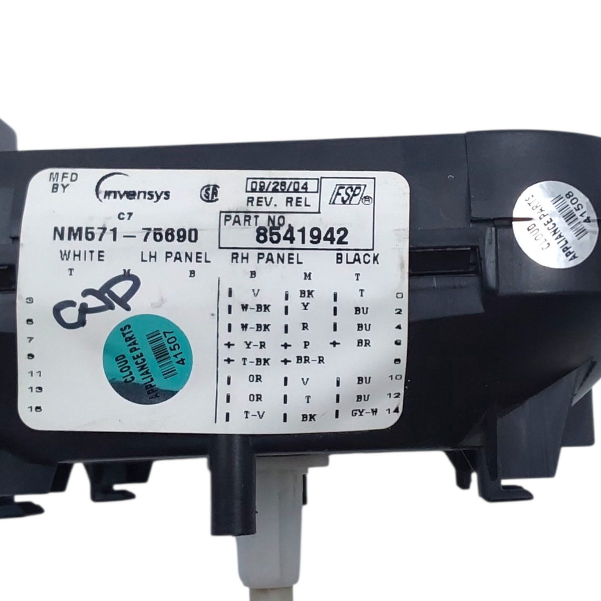 Whirlpool Genuine Washer Timer Assembly 8541942 Same Day Ship & 60 Days Warranty