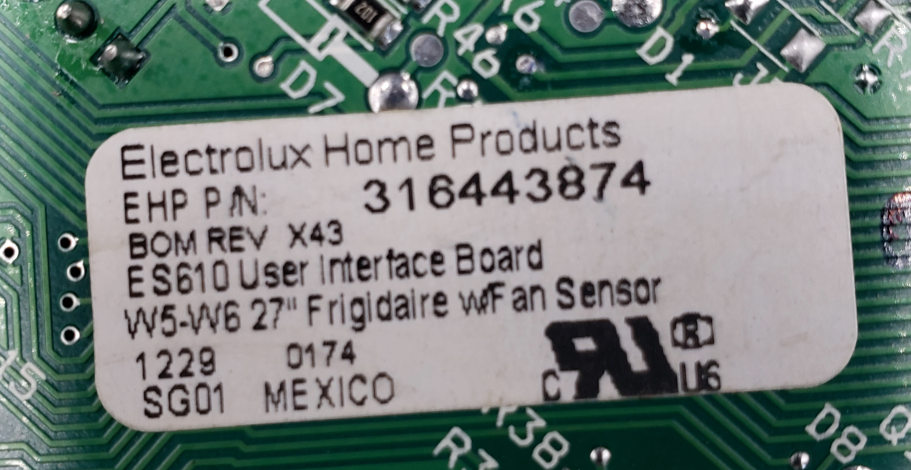 Genuine Frigidaire Oven Control Board 316443874 Same Day Ship & 60 Days Warranty
