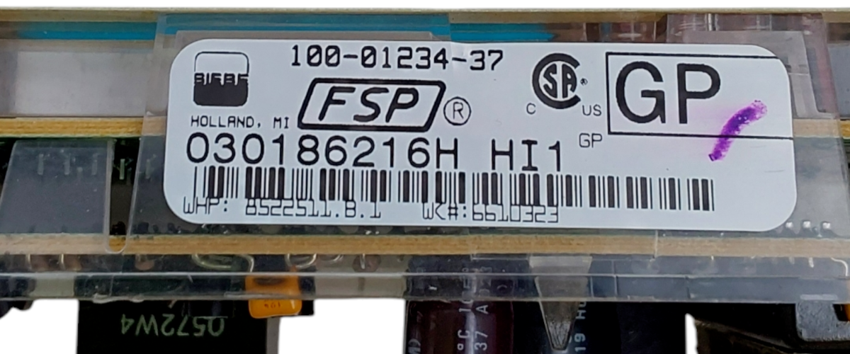 Genuine Whirlpool Oven Control Board 8522511 Same Day Ship & **60 Days Warranty*