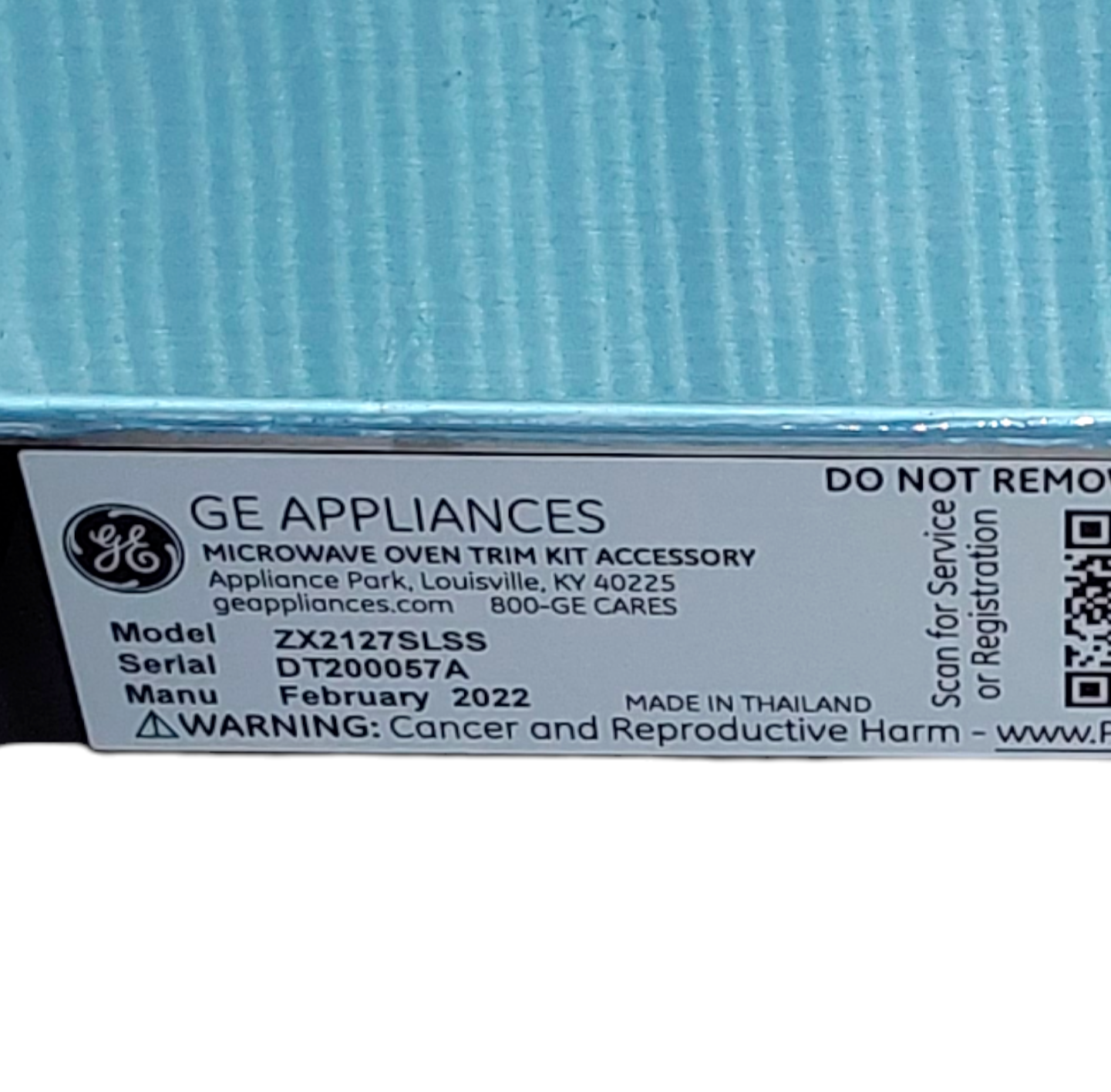 New GE Microwave Built-In Trim Kit ZX2127SLSS *Same Day Ship & 60 Days Warranty*