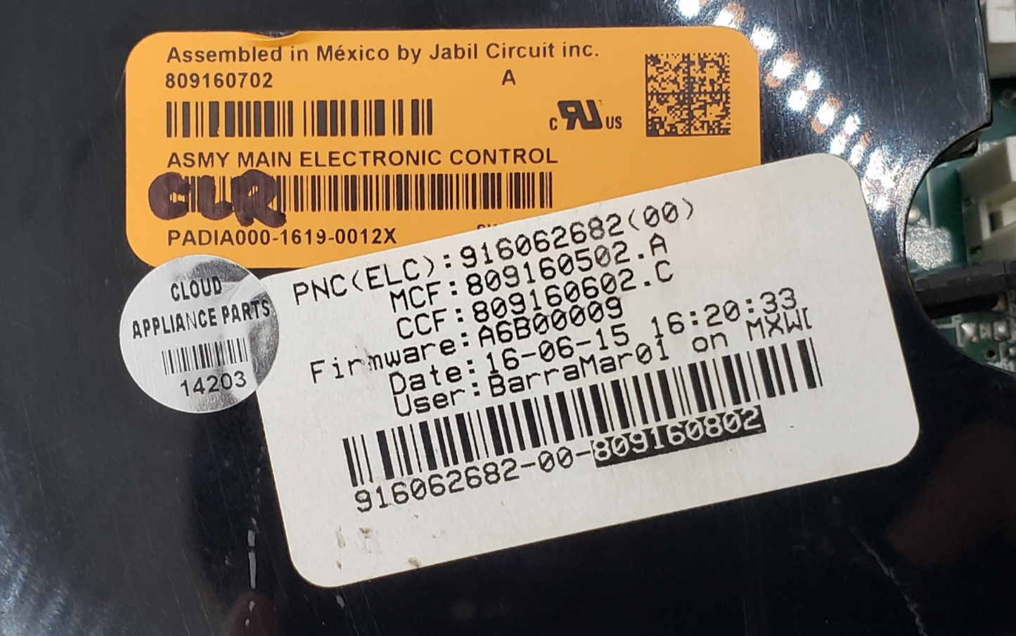 Genuine Frigidaire Dryer Control 809160702 *Same Day Shipping & 60 Days Warranty