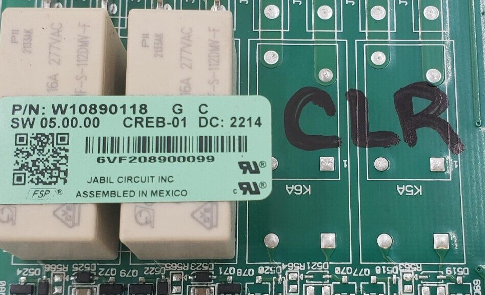 Genuine Whirlpool Oven Control Board W10890118 Same Day Ship & *60 Days Warranty
