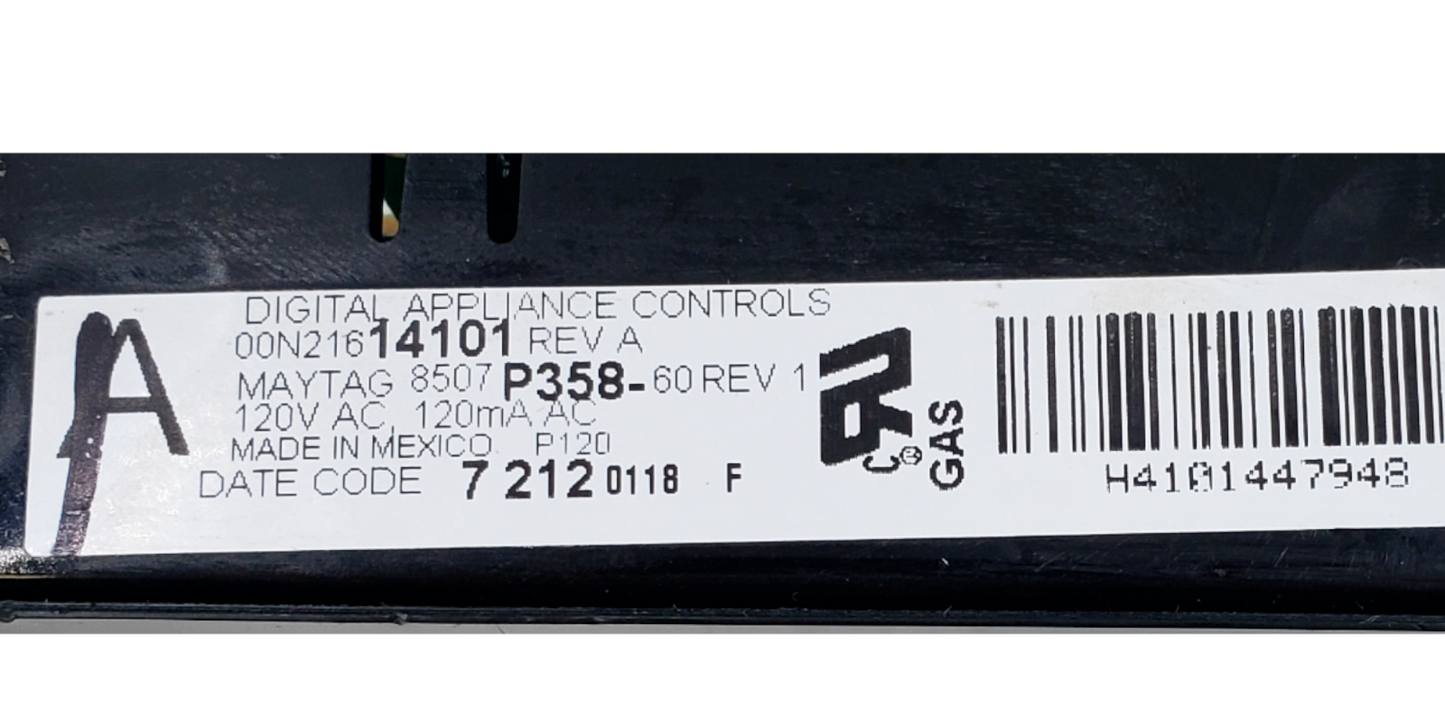 Genuine Whirlpool Oven Control 8507P358-60 *Same Day Shipping & 60 Days Warranty