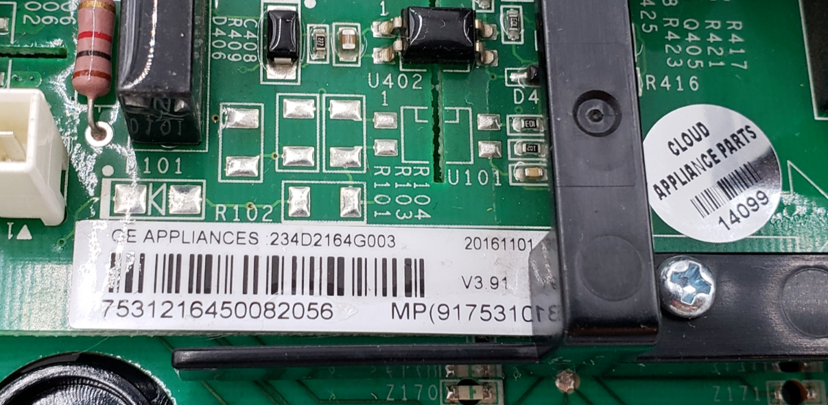 Genuine GE Dryer Control Board 234D2164G003 Same Day Shipping & 60 Days Warranty