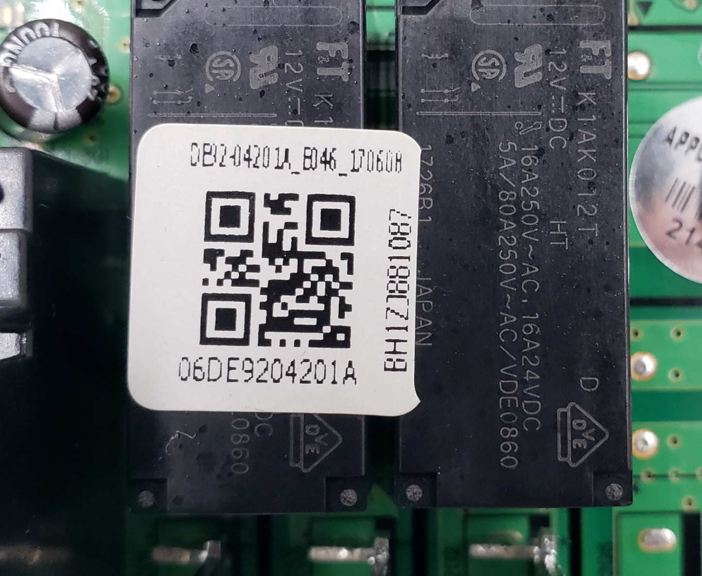 Genuine Samsung Range Control Board DE92-04201A Same Day Ship & 60 Days Warranty