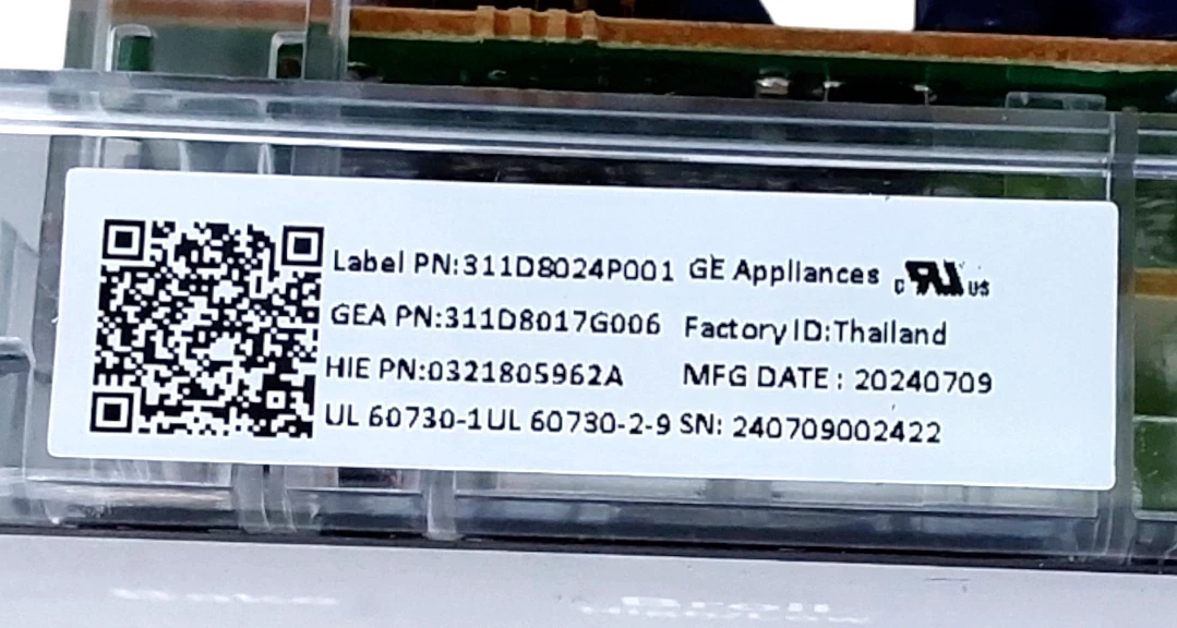 GE Genuine Range Control Board 311D8017G006 Same Day Shipping & 60 Days Warranty