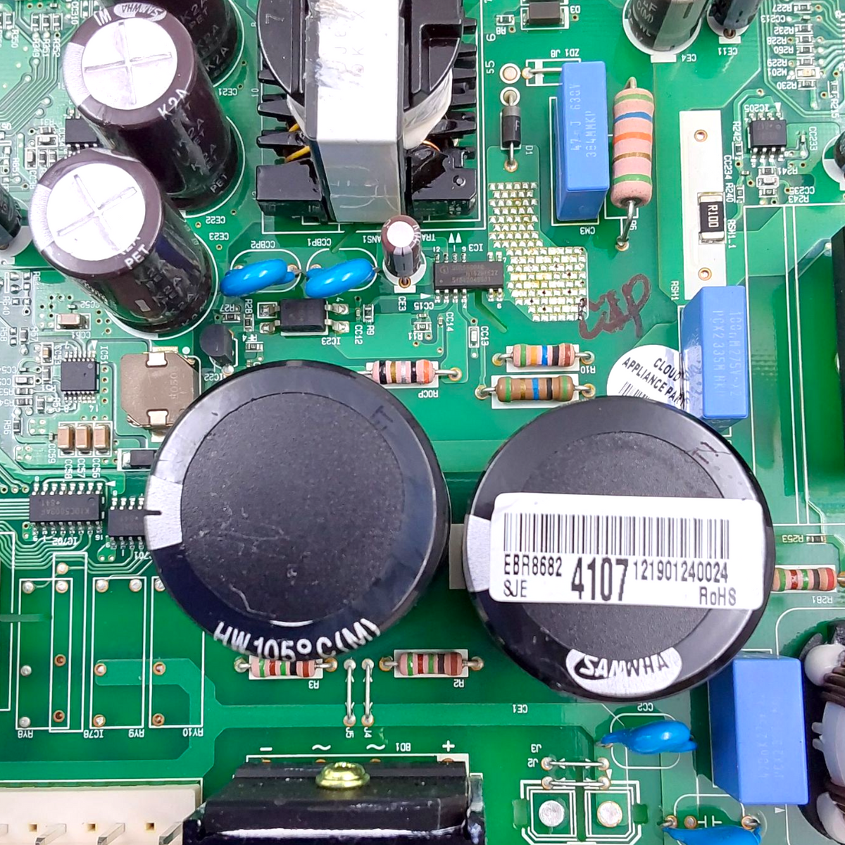 LG Genuine Fridge Control Board EBR86824107 Same Day Shipping & 60 Days Warranty