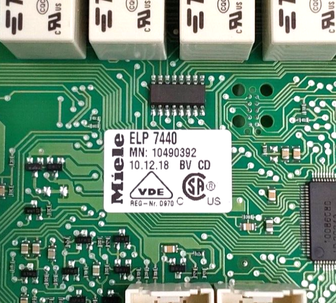 New Miele Steam Oven Control Board 10490392 Same Day Shipping & 60 Days Warranty