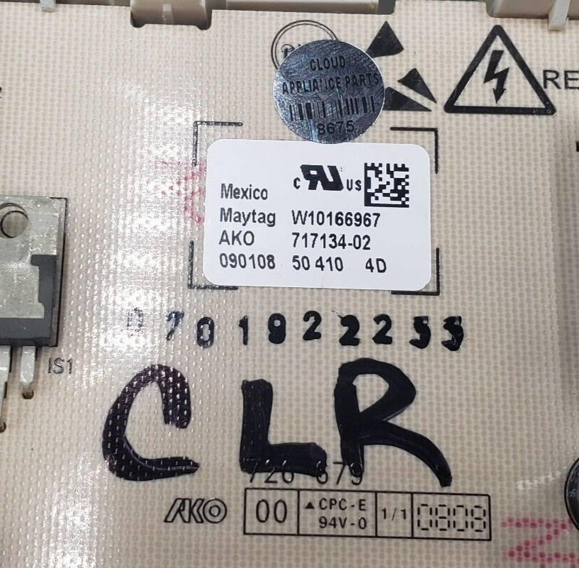 Genuine Whirlpool Oven Control Board W10166967 Same Day Ship & 60 Days Warranty*