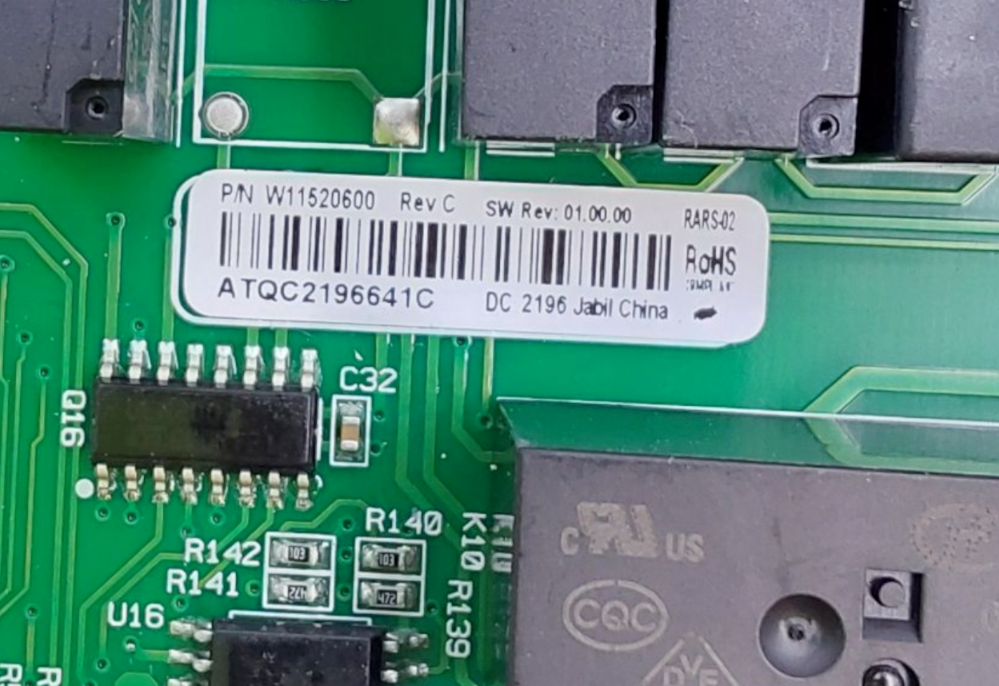 Genuine Whirlpool Fridge Control Board W11520600 Same Day Ship &60 Days Warranty