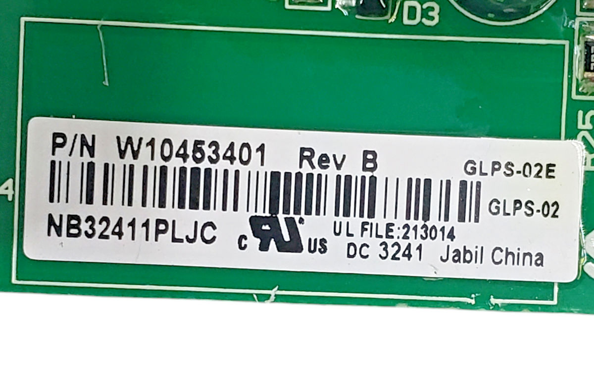 OEM Whirlpool Fridge Control Board W10453401 *Same Day Ship & 60 Days Warranty**