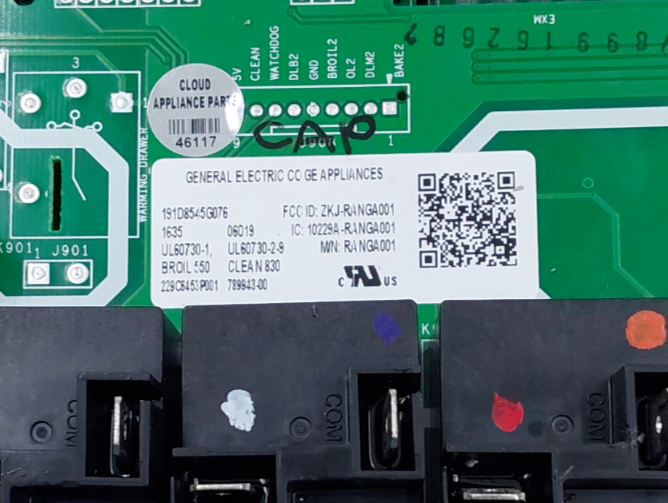 Genuine GE Oven Control Board 191D8545G076 Same Day Shipping & 60 Days Warranty*