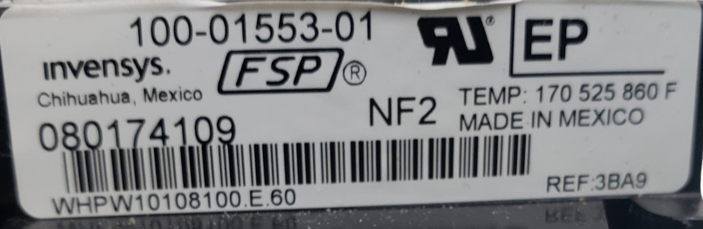 Genuine Whirlpool Range Control Board W10108100 Same Day Ship & 60 Days Warranty