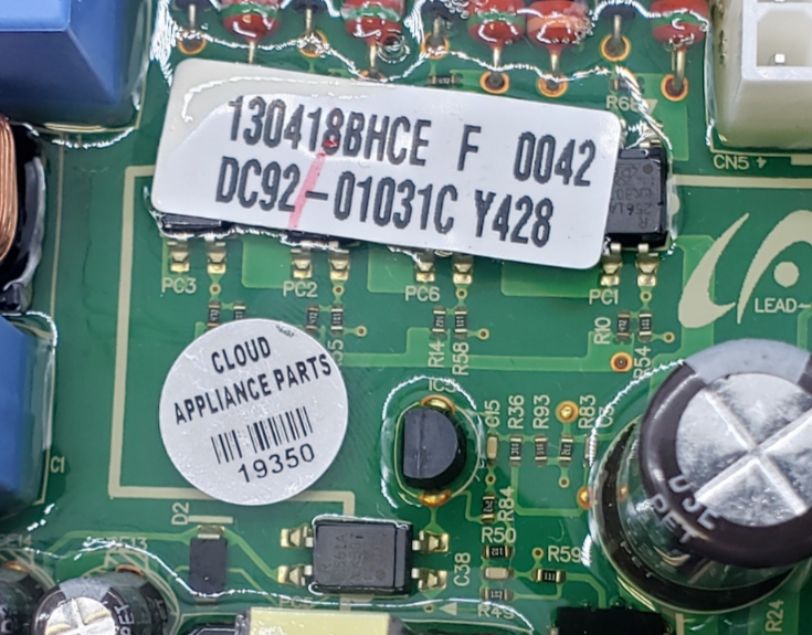 Genuine Samsung Dryer Control Board DC92-01031C Same Day Ship & 60 Days Warranty