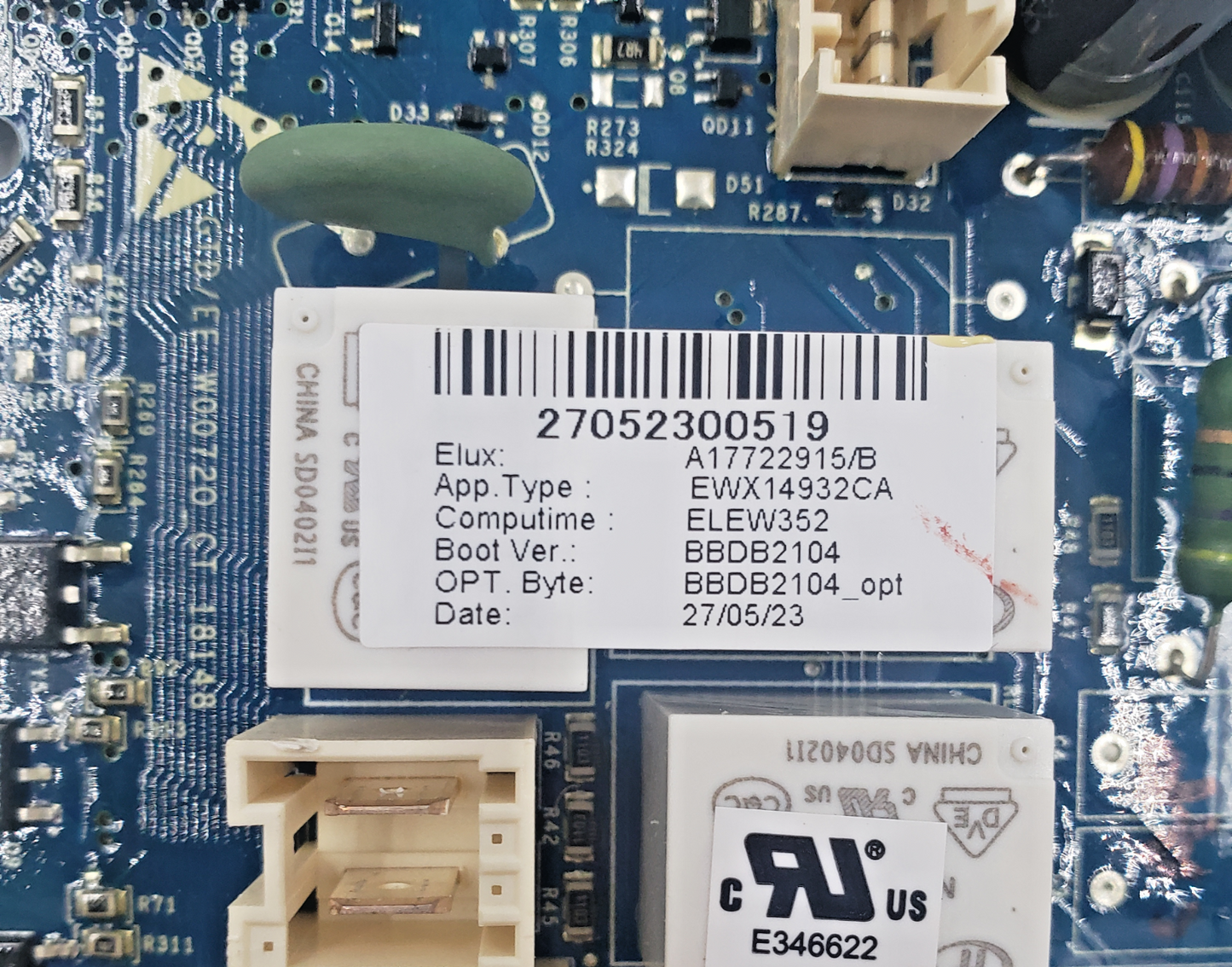 OEM Electrolux Dishwasher Board A17722915  Same Day Shipping & 60 Days Warranty*