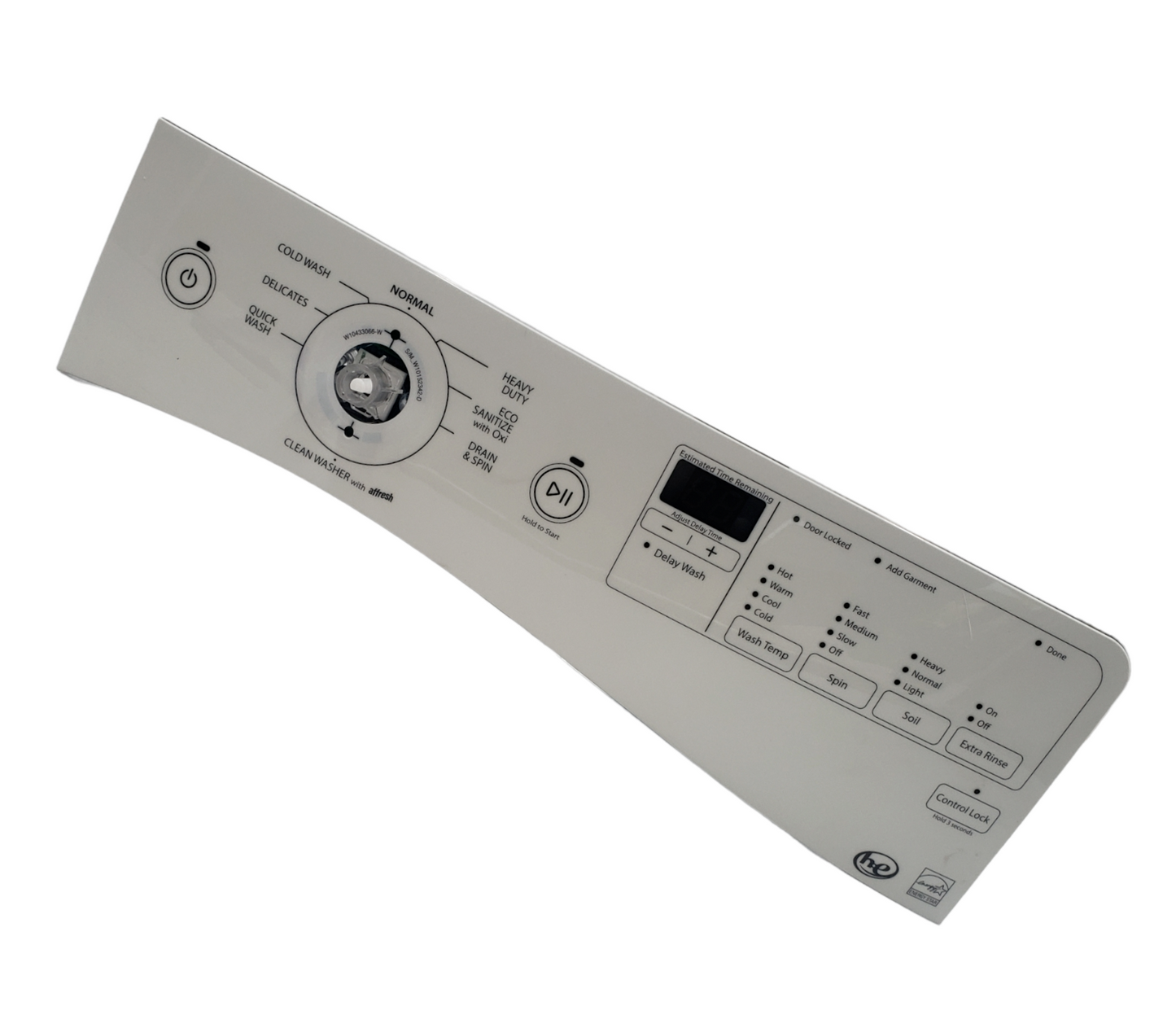 Genuine Whirlpool Washer Control Panel W10750475 Same Day Ship & 60 Day Warranty