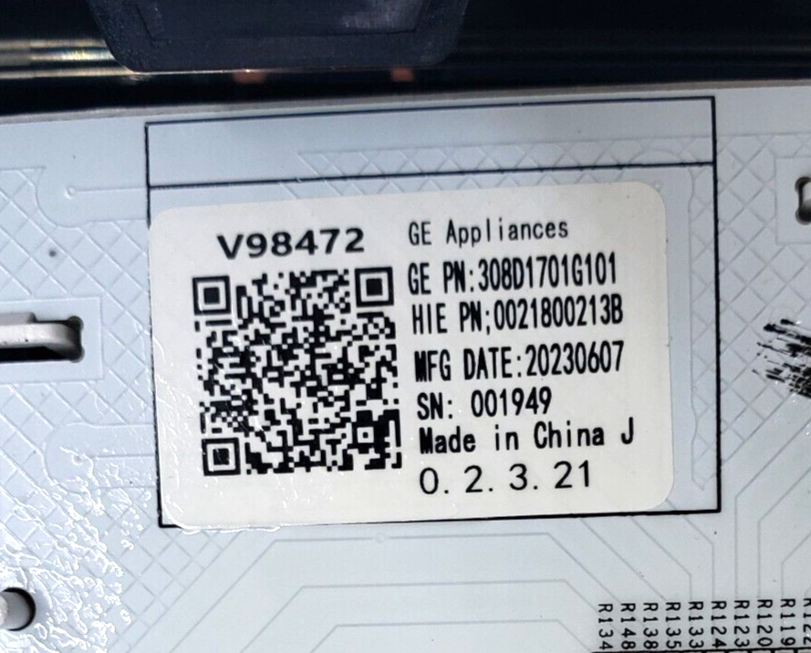 New GE Washer Control Panel  308D1701G101 *Same Day Shipping & 60 Days Warranty*