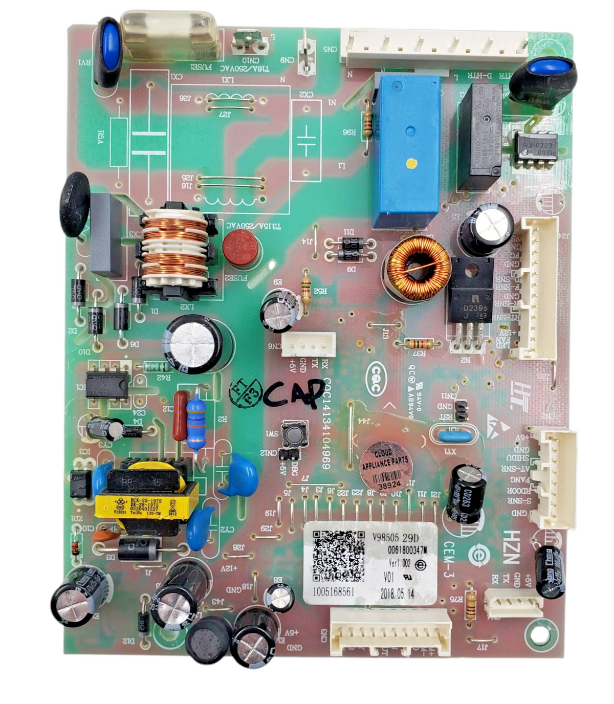 Genuine GE Fridge Control Board 0061800347M Same Day Shipping & 60 Days Warranty