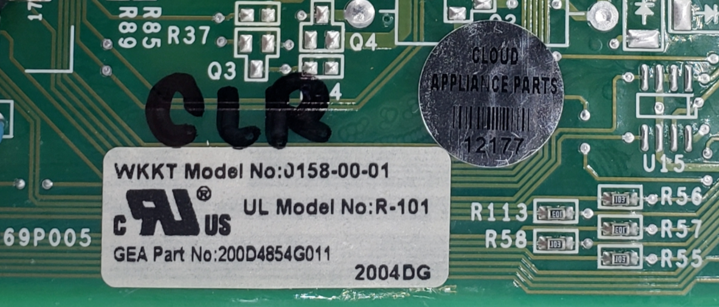 Genuine GE Refrigerator Control 200D4854G011 **Same Day Ship & 60 Days Warranty*