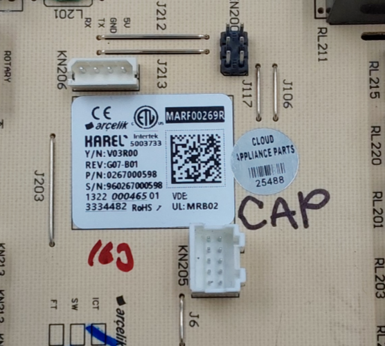 New Blomber Oven Control Board 0267000598 Same Day Shipping & 60 Days Warranty**