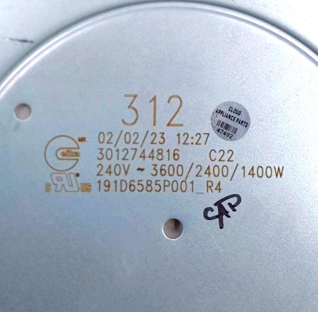 New GE Range Haliant Element 191D6585P001 *Same Day Shipping & 60 Days Warranty*