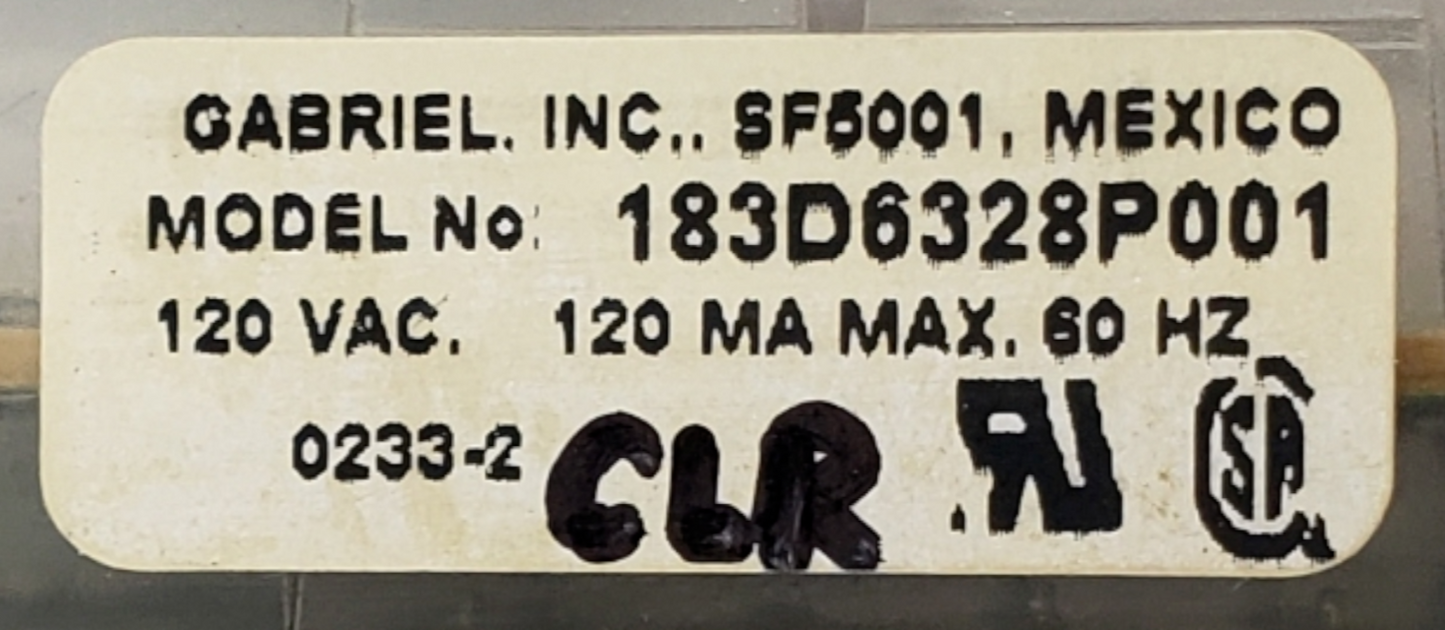 Genuine GE Range Control Board 183D6328P001 Same Day Shipping & 60 Days Warranty