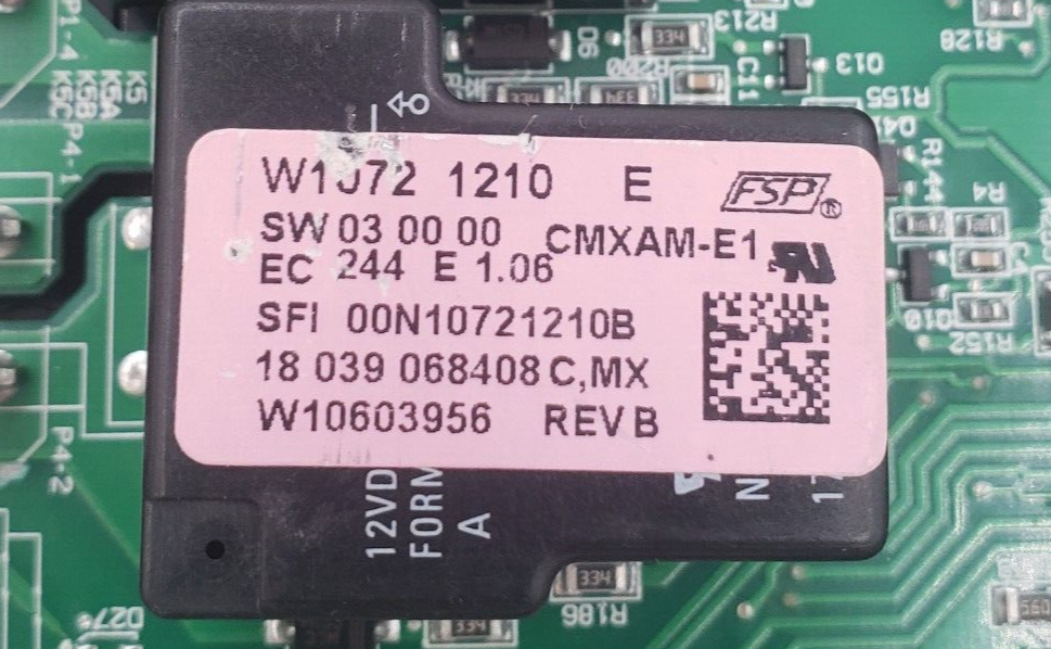 Genuine Whirlpool Oven Control Board W10721210 Same Day Ship & *60 Days Warranty