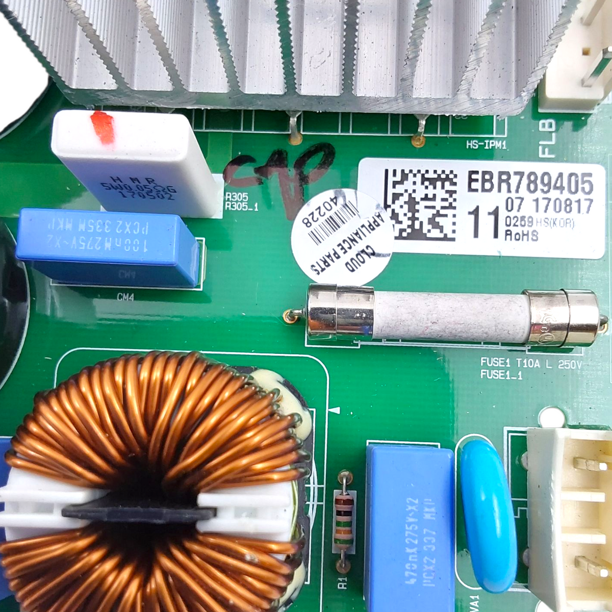 LG Genuine Fridge Control Board EBR78940511 Same Day Shipping & 60 Days Warranty