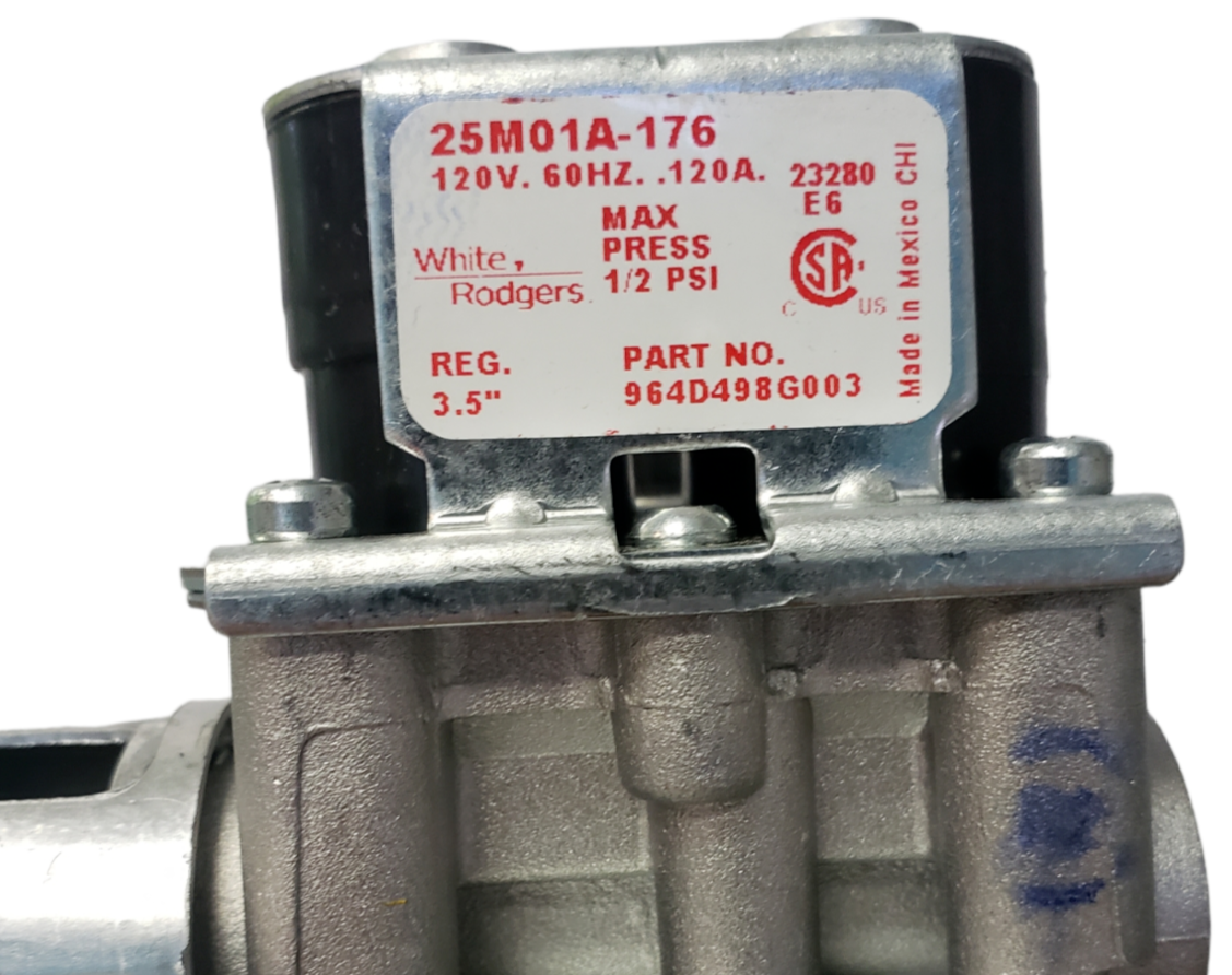 Genuine GE Dryer Gas Valve Assembly 964D498G003 Same Day Ship & 60 Days Warranty