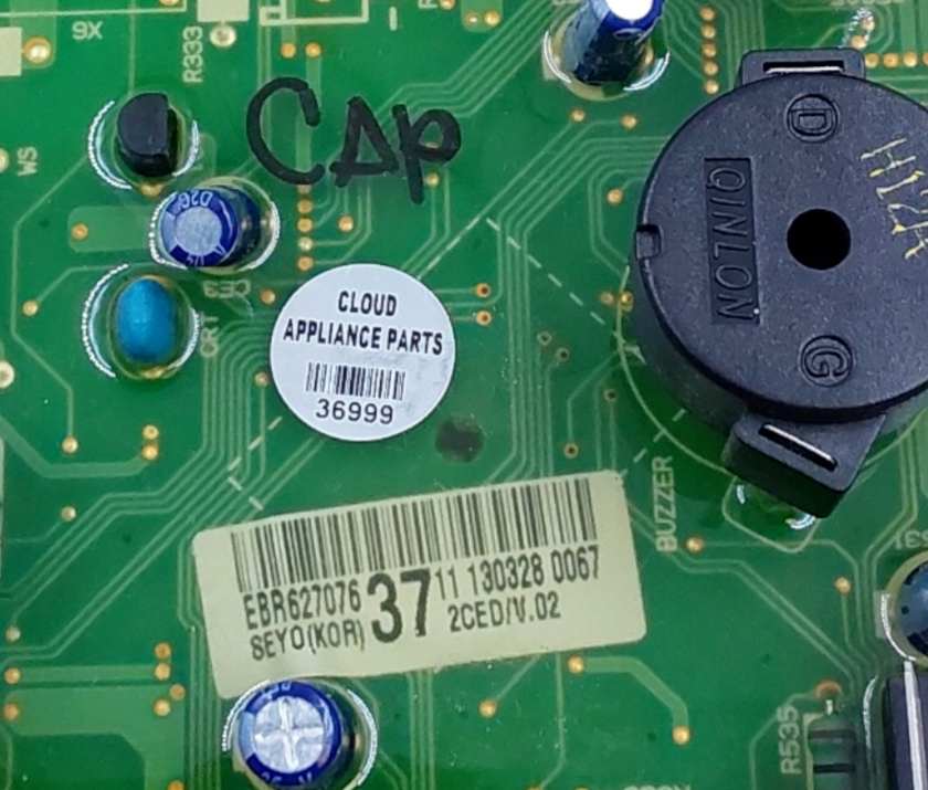 Genuine LG Dryer Control  Board EBR62707637 Same Day Shipping & 60 Days Warranty