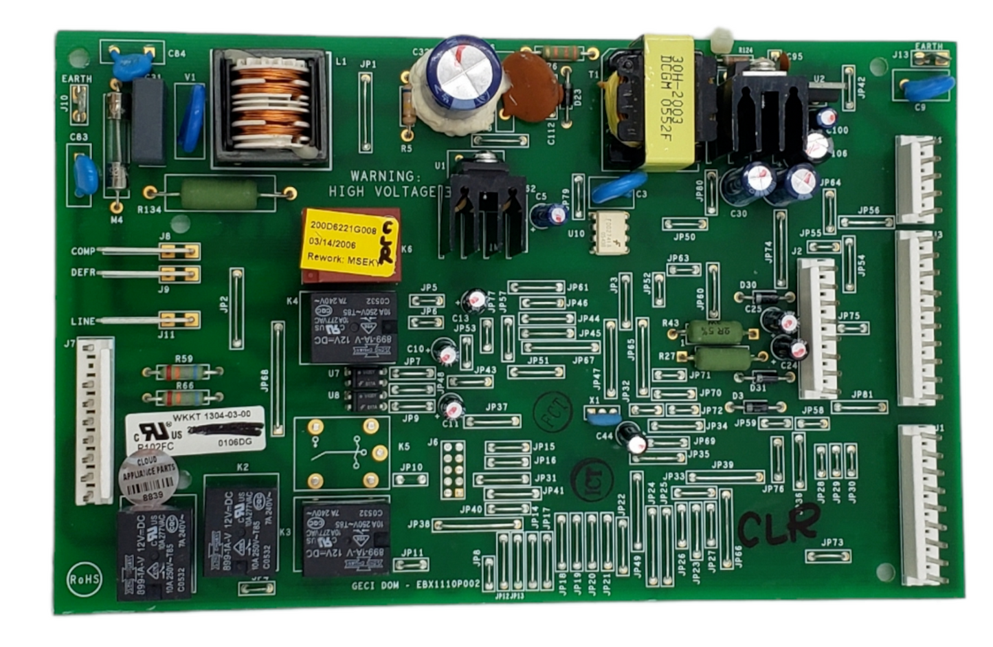 Genuine GE Refrigerator Control 200D6221G008 Same Day Ship & **60 Days Warranty*