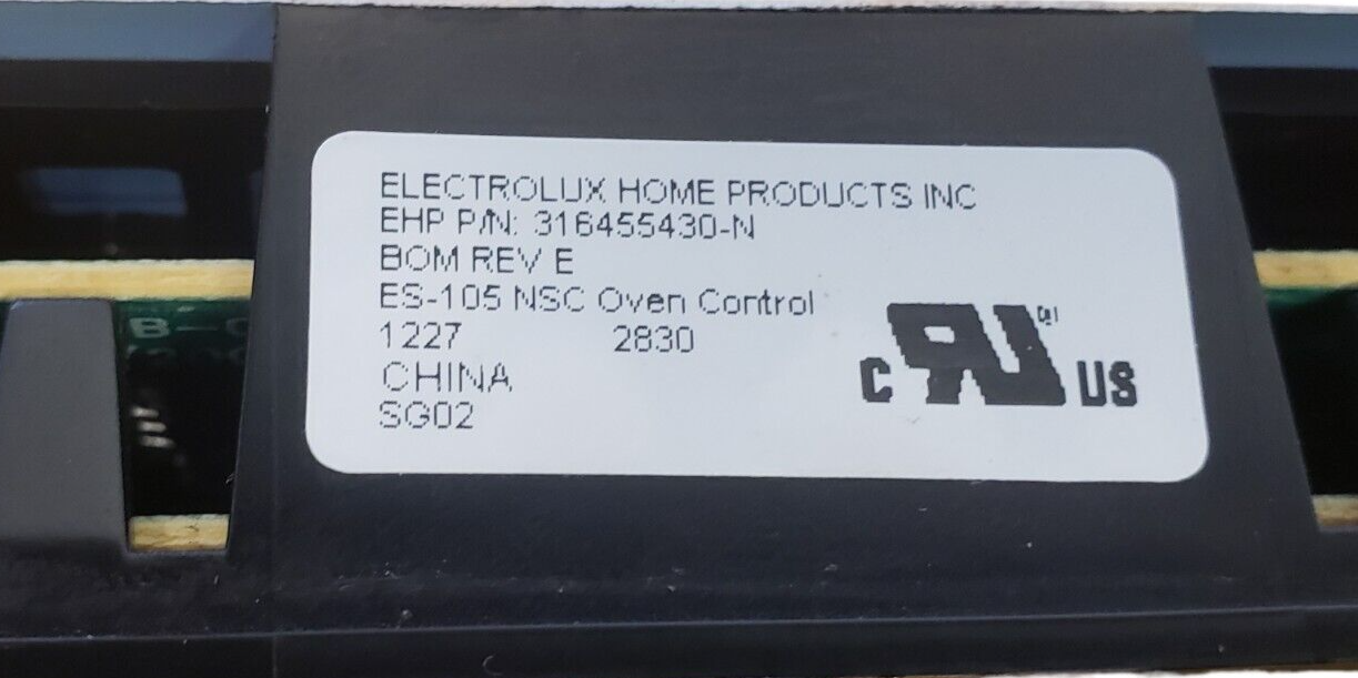 Genuine Frigidaire Oven Control Board 316455430 Same Day Ship & 60 Days Warranty