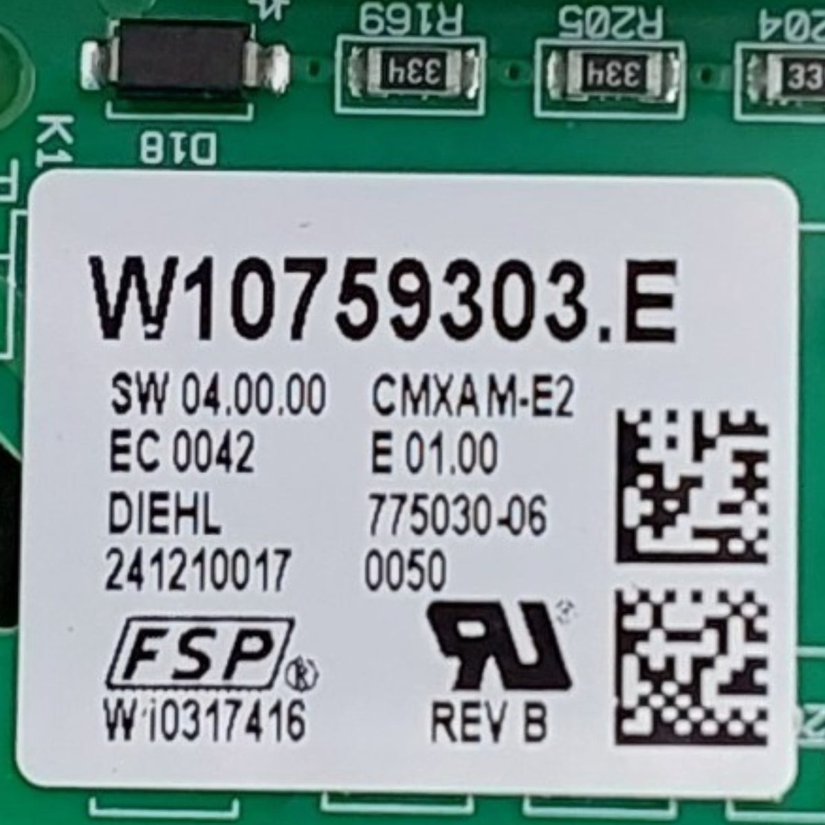 Whirlpool Genuine Range Control Board W10759303 Same Day Ship & 60 Days Warranty