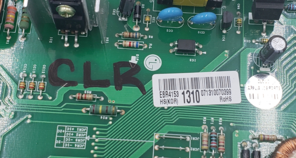 Genuine LG Refrigerator Control EBR41531310 Same Day Shipping & 60 Days Warranty