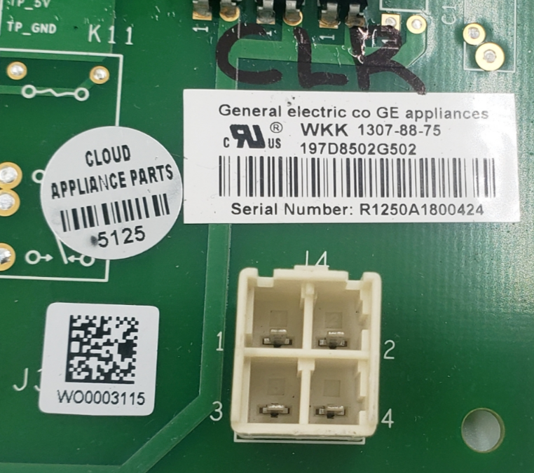 Genuine GE Refrigerator Control 197D8502G502 Same Day Ship & **60 Days Warranty*