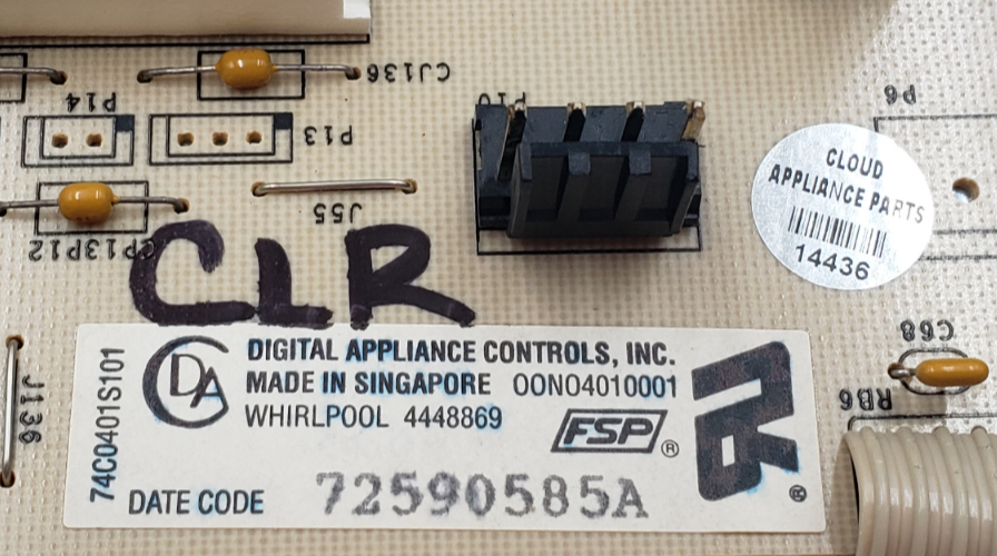 OEM Whirlpool Double Oven Control Board 4448869 Same Day Ship & 60 Days Warranty