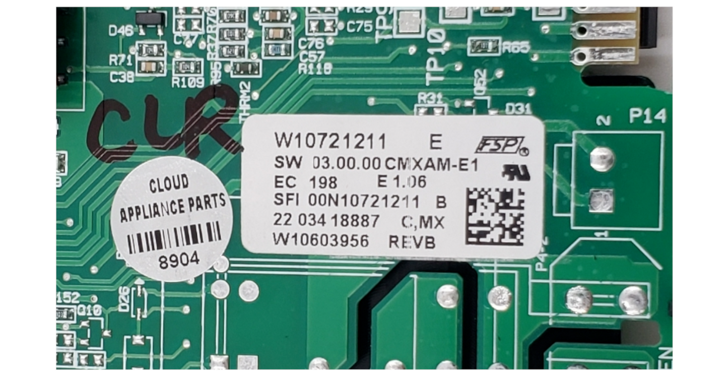 Genuine Whirlpool Oven Control Board W10721211 *Same Day Ship & 60 Days Warranty