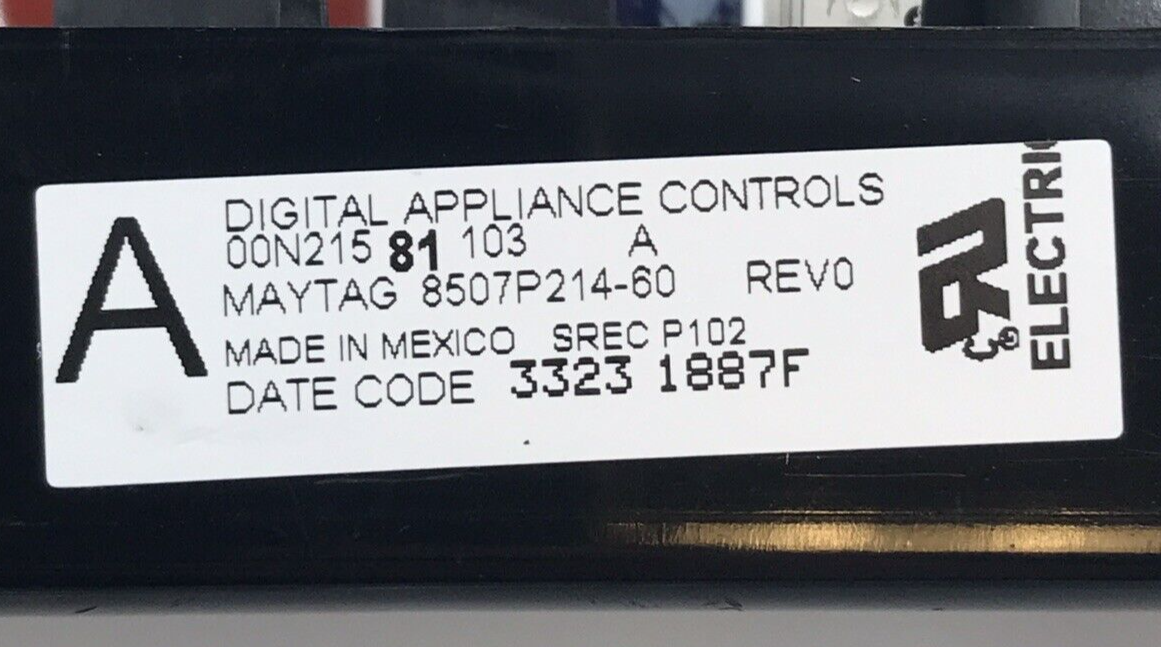Genuine Whirlpool Oven Control 8507P214-60 Same Day Shipping & *60 Days Warranty