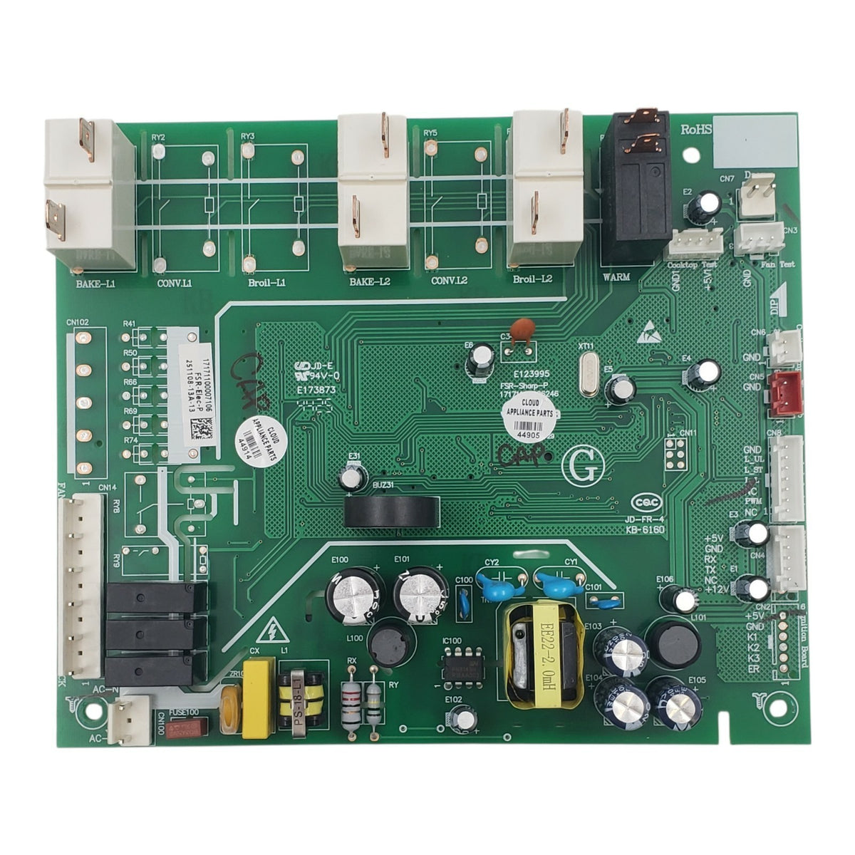 MIDEA New Oven Control Board 17171100007106 Same Day Shipping & 60 Days Warranty