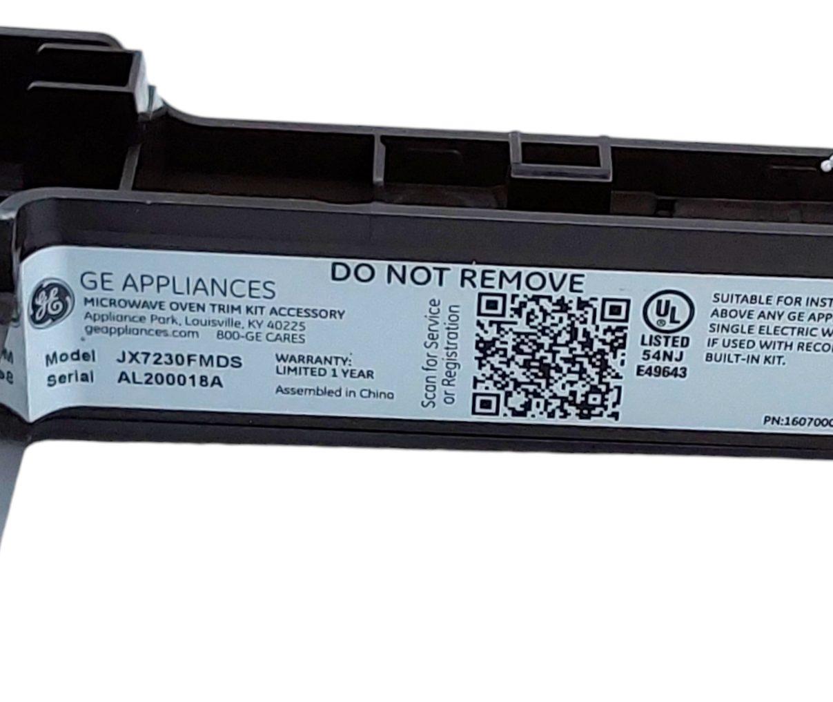 New GE Microwave Built-In Trim Kit JX7230FMDS *Same Day Ship & 60 Days Warranty*