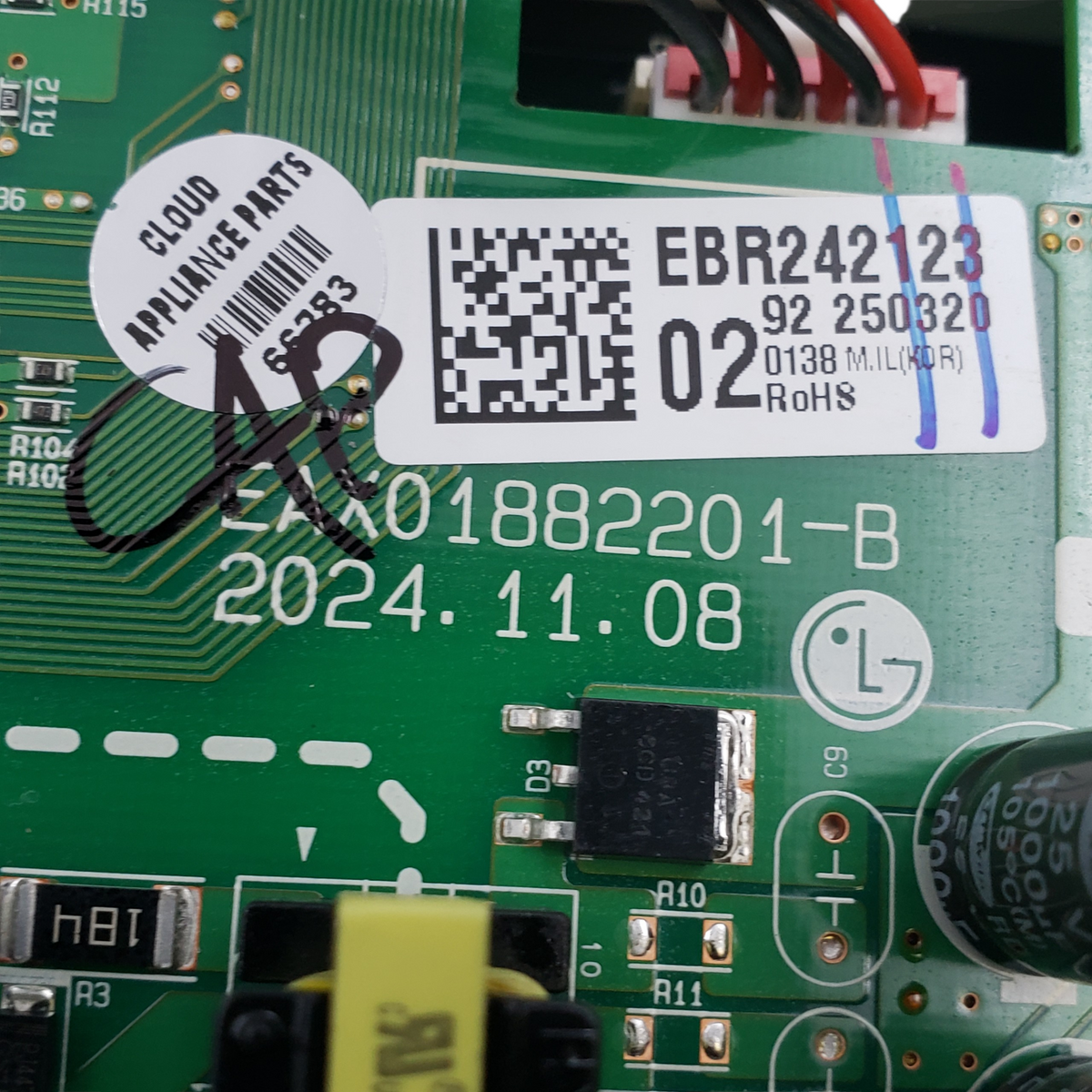 LG Genuine Range Control Board EBR24212302 *Same Day Shipping & 60 Days Warranty