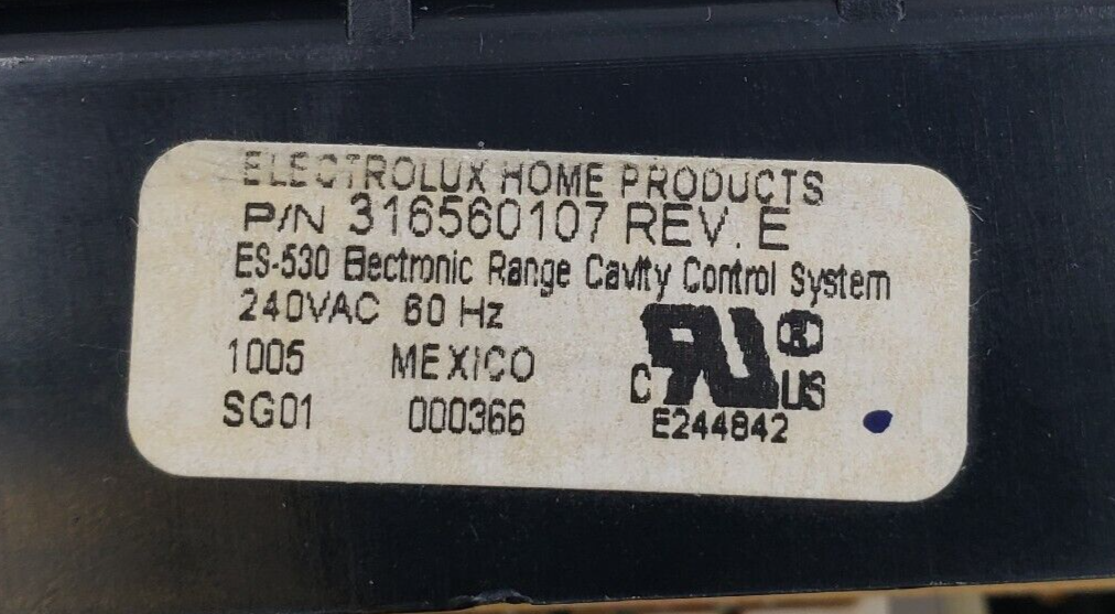 OEM Frigidaire Range Control Board 316560107 *Same Day Ship & 60 Days Warranty**
