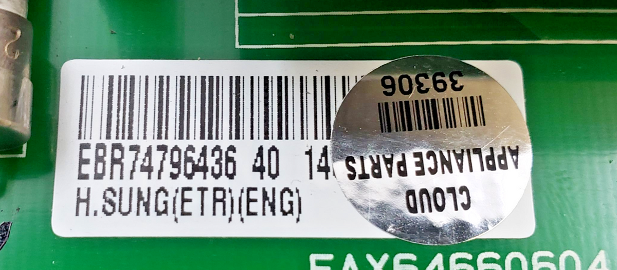 Genuine LG Refrigerator Control EBR74796436 Same Day Shipping & 60 Days Warranty