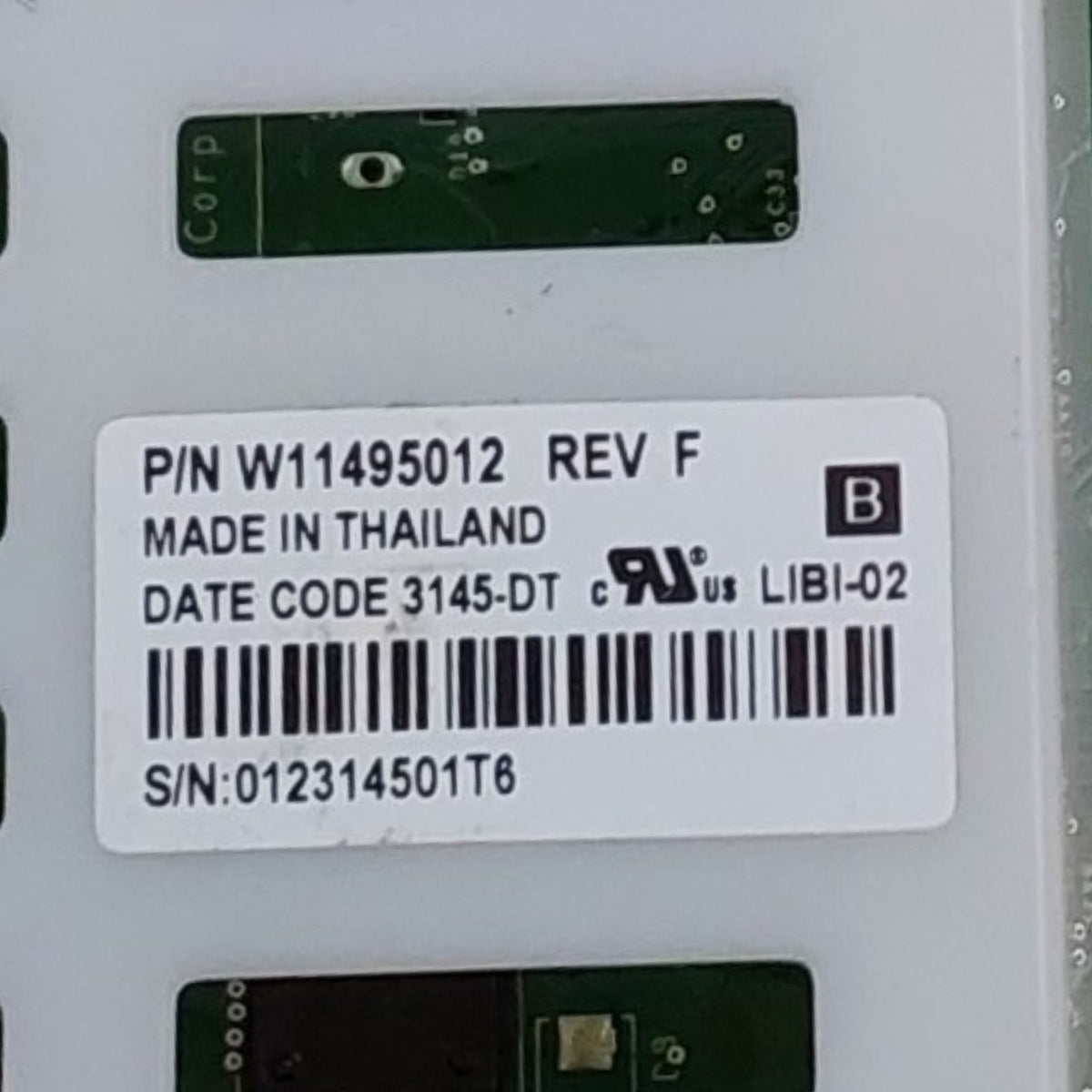 Whirlpool Genuine Dryer Control Board W11495012 Same Day Ship & 60 Days Warranty