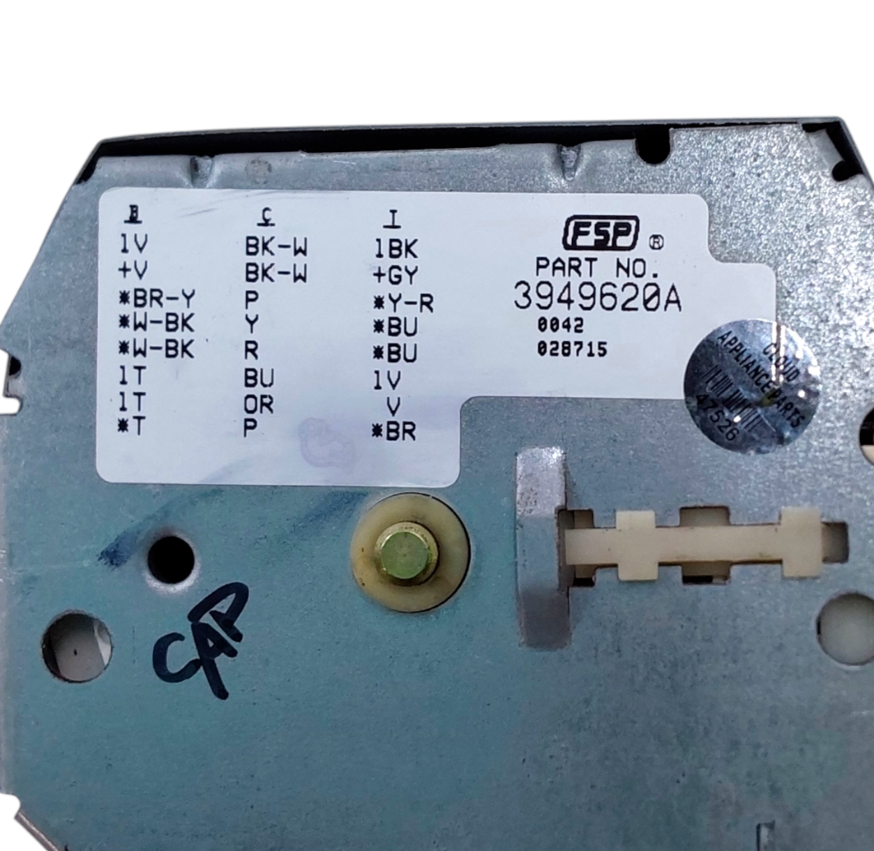 Genuine Whirlpool Washer Machine Timer 3949620 Same Day Ship & 60 Days Warranty*