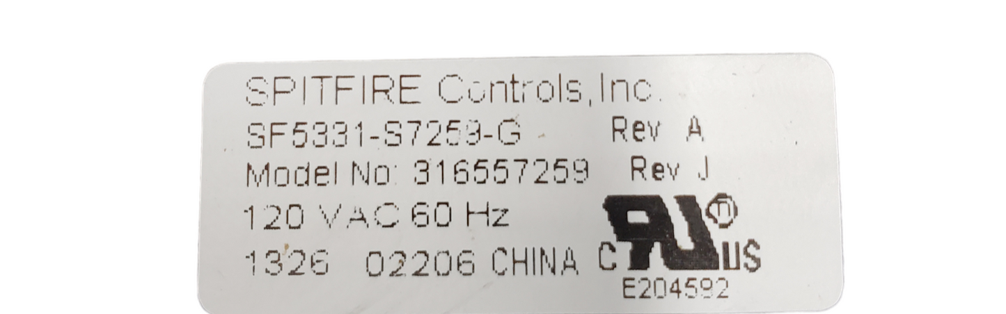 OEM Frigidaire Range Control Board 316557259  *Same Day Ship & 60 Days Warranty*