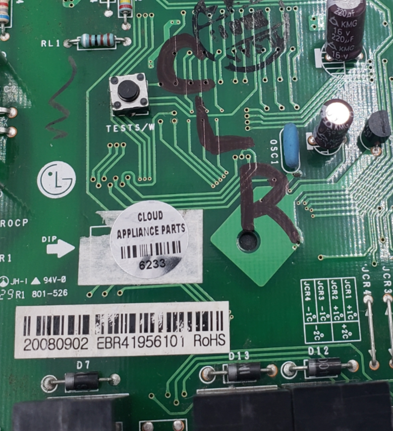 Genuine LG Refrigerator Control EBR41956101 Same Day Shipping & 60 Days Warranty