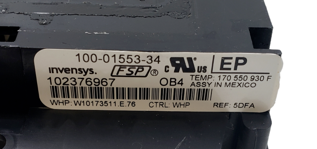 Genuine Whirlpool Range Control Board W10173511 Same Day Ship & 60 Days Warranty