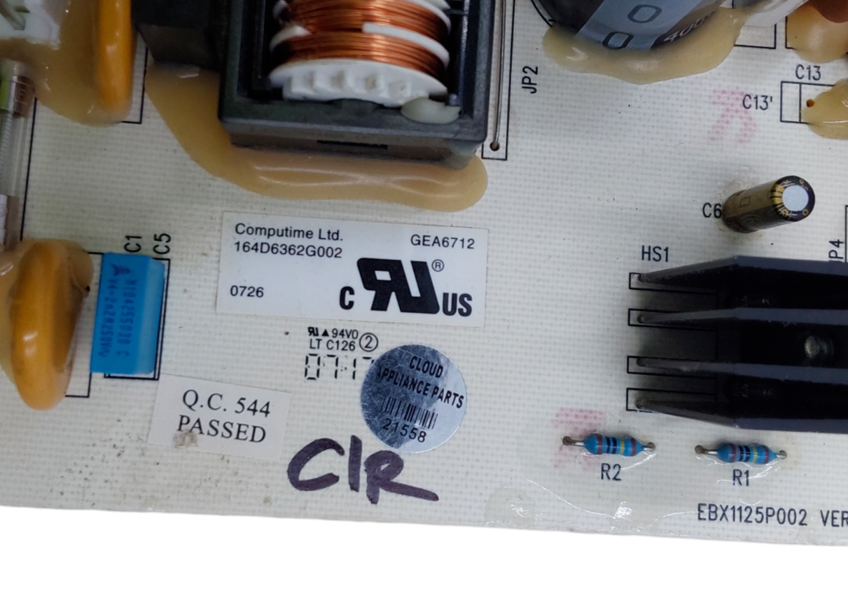 Genuine GE Oven Power S. Board 164D6362G002 Same Day Shipping & 60 Days Warranty